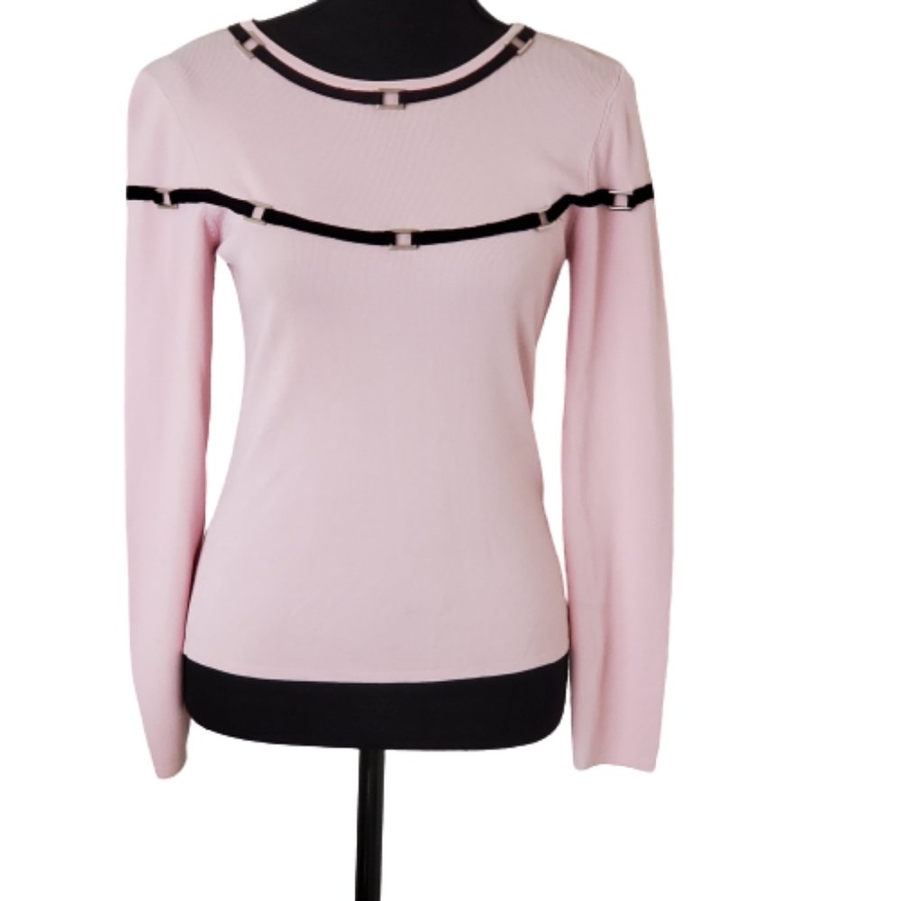 Ziani Couture pink sweater size medium